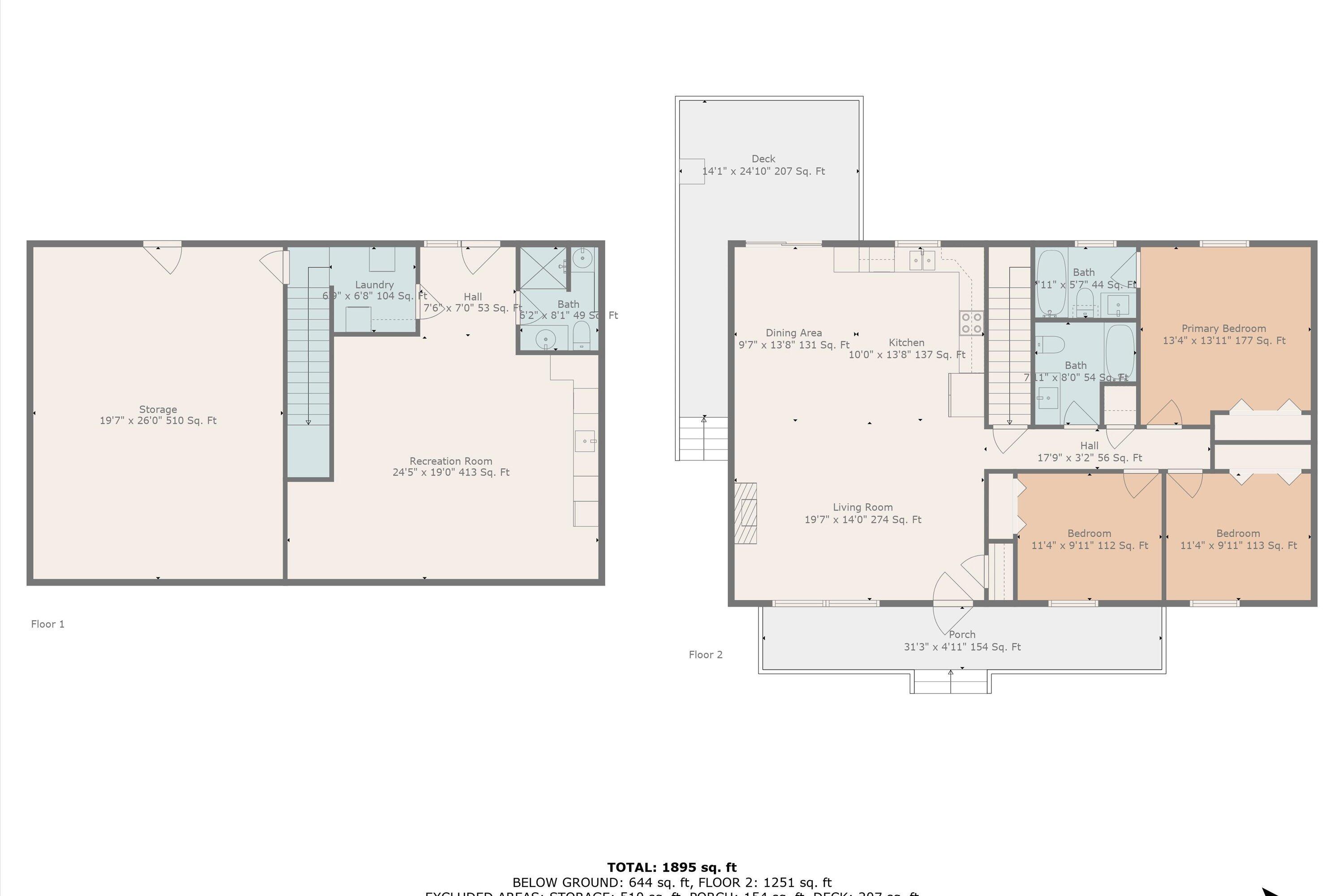 781 Holland Road Callaway, VA 24067 - Photo 42 of 42 a picture of a floor plan