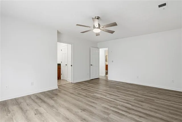 wooden floor in an empty room