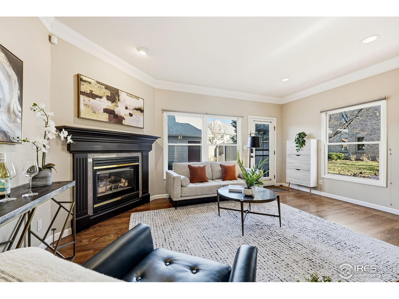 944 Ivanhoe Street Denver, CO 80220 - Photo 8 of 50 Gas fireplace for cozy evenings