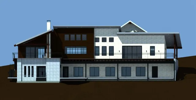 a front view of a house with entryway