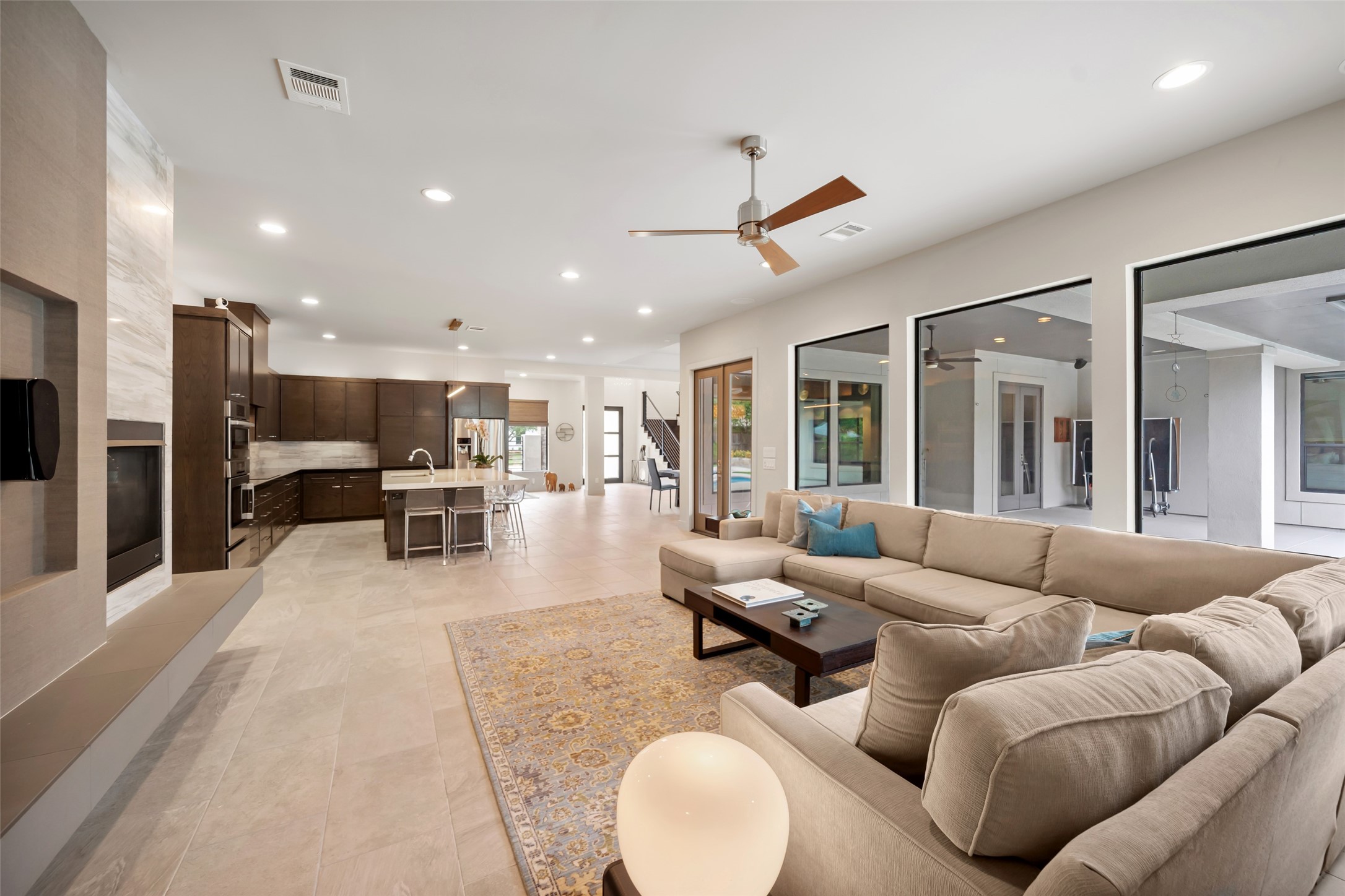 24902 Delaney Knoll Spring, TX 77389 - Photo 13 of 49 a living room with furniture and a large window