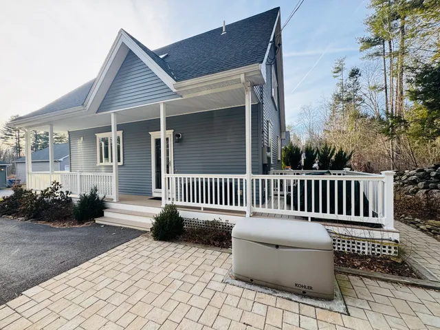 a view of a chair and tables