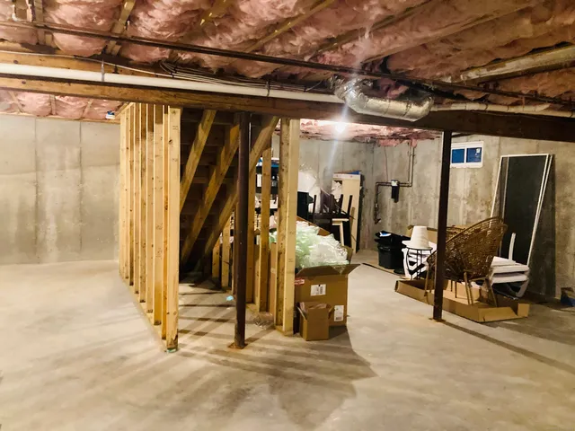 a view of swimming pool with a yard