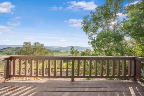 a view of a balcony