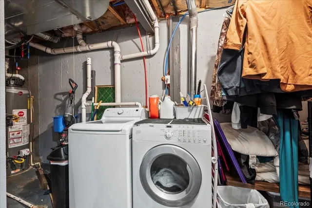 a view of storage and utility room