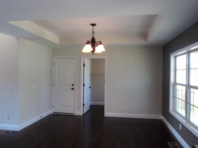 Large Dining area all with Hardwood!