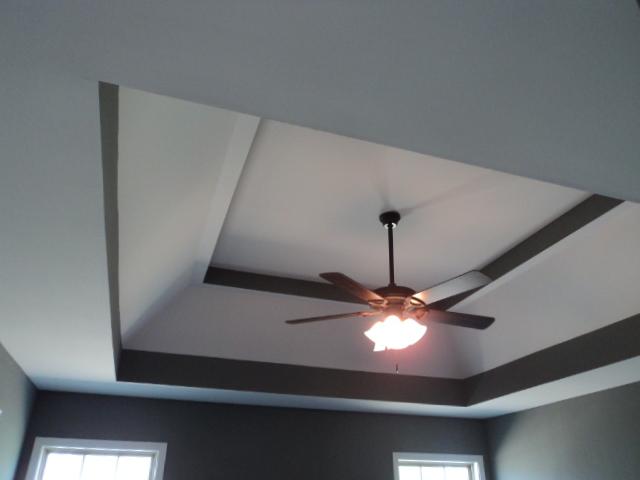 Large Owners Suite with Double Trey Ceiling and Huge walk in closet with shelving