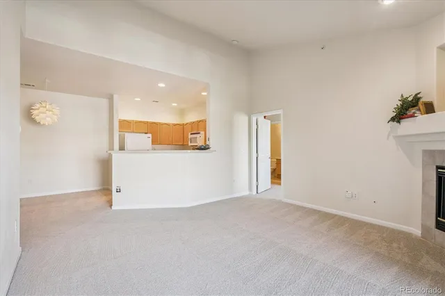 a view of an empty room