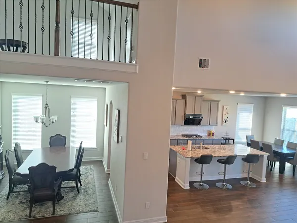 a workspace with furniture and window