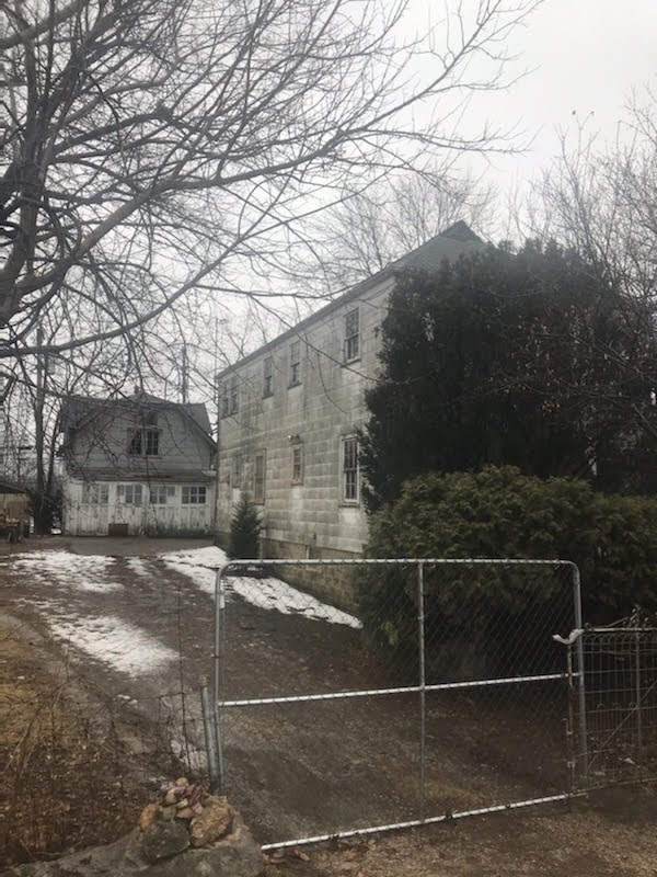 a backyard of a house