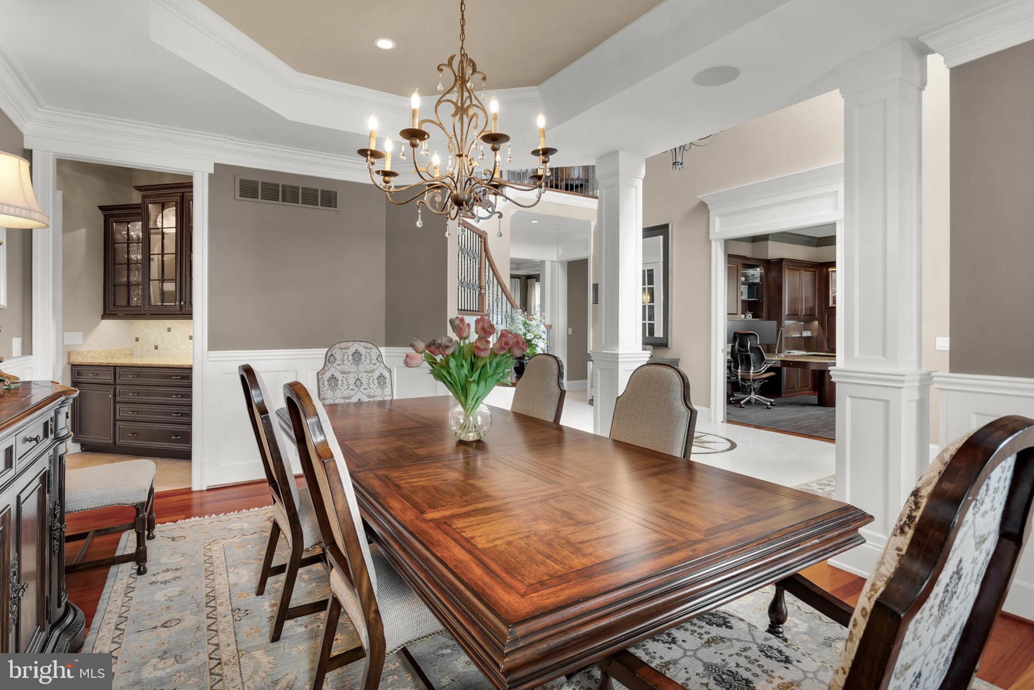 13615 Fox Stream Way West Friendship, MD 21794 - Photo 19 of 87 Dining room with tray ceiling