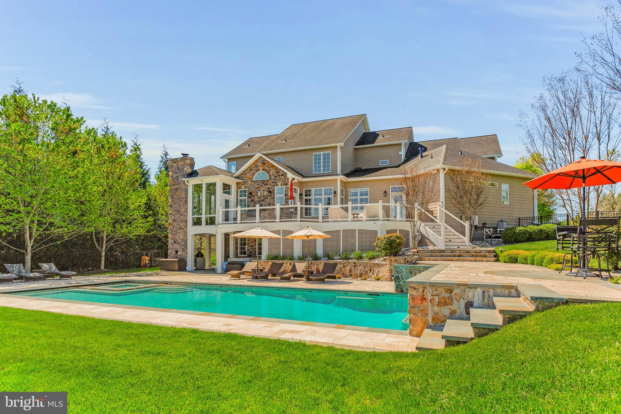 13615 Fox Stream Way West Friendship, MD 21794 - Photo 2 of 87 Gorgeous views of pool and deck