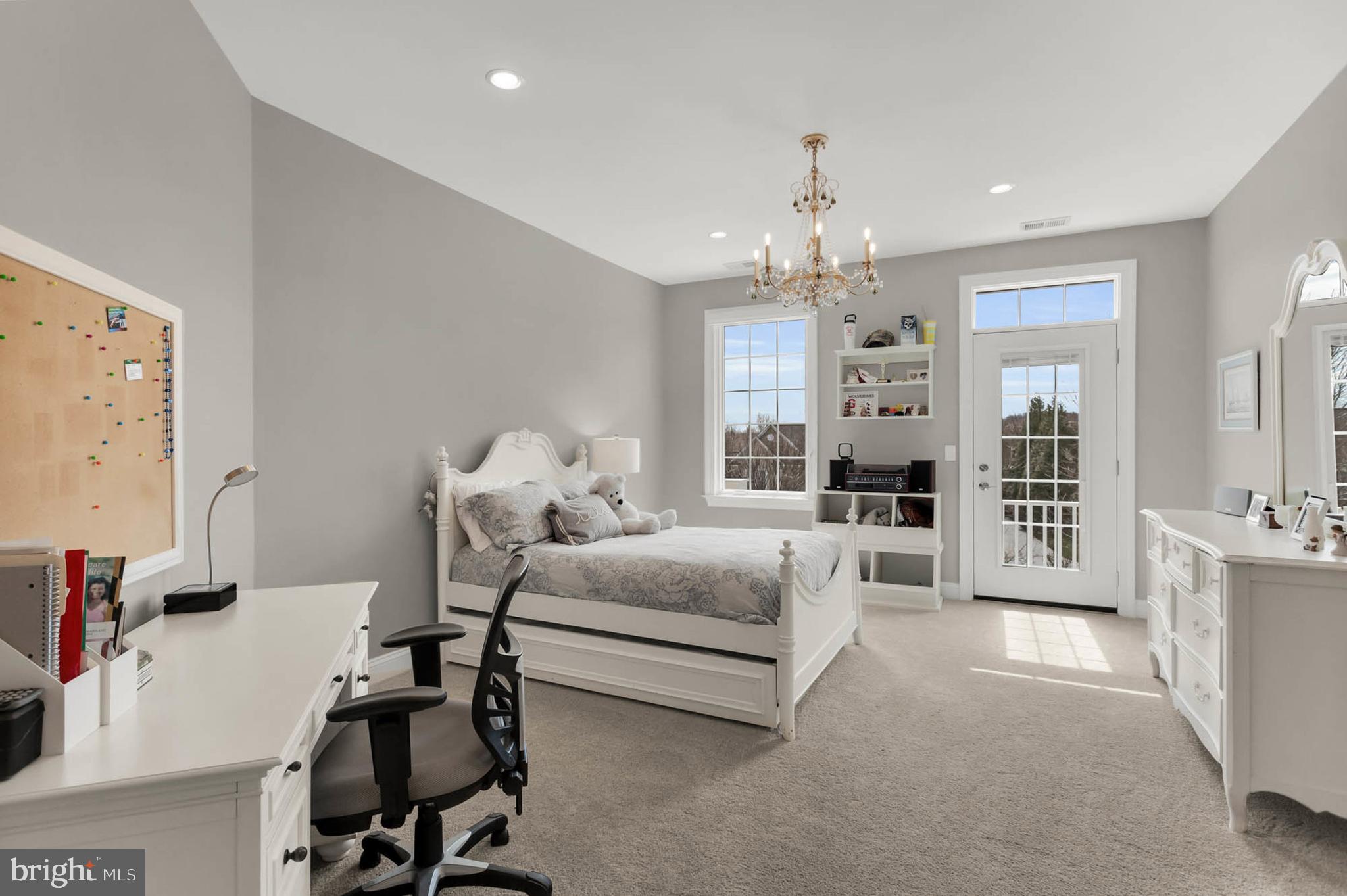 13615 Fox Stream Way West Friendship, MD 21794 - Photo 34 of 87 Second bedroom with princess balcony