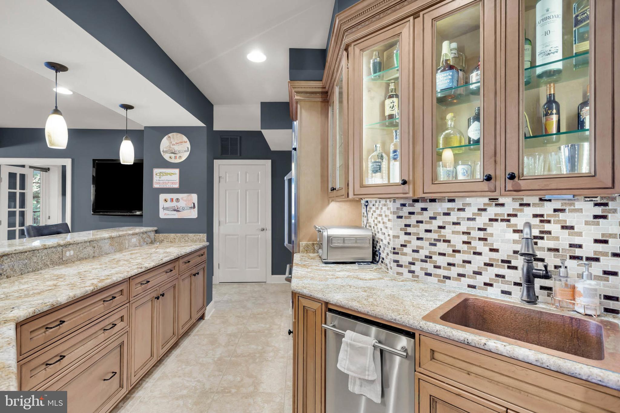 13615 Fox Stream Way West Friendship, MD 21794 - Photo 50 of 87 Beautiful backsplash and copper sink