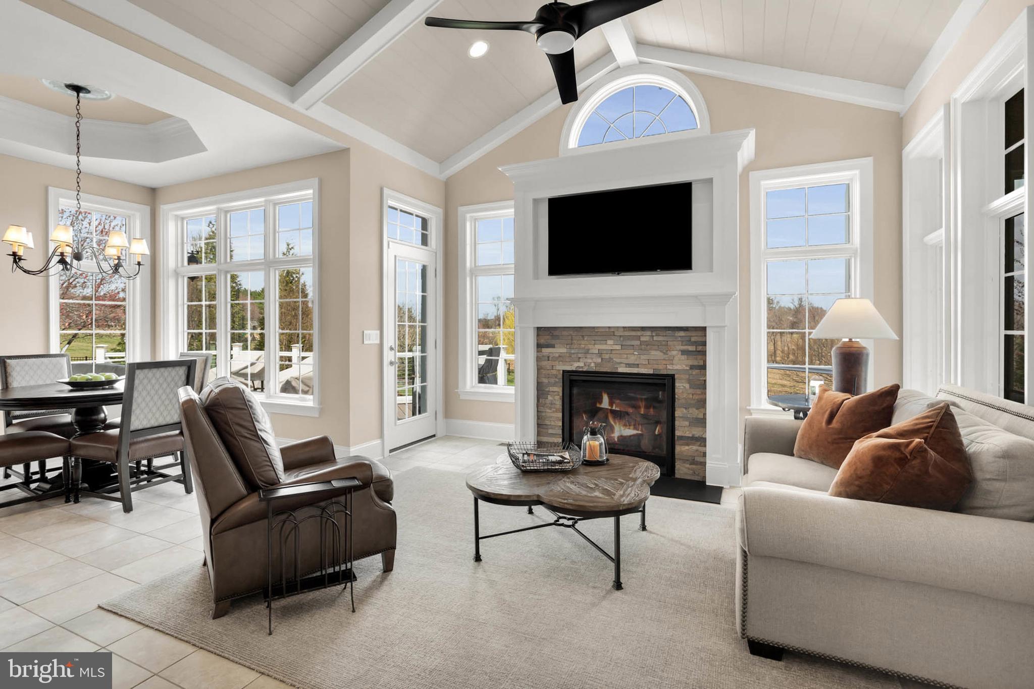 13615 Fox Stream Way West Friendship, MD 21794 - Photo 10 of 87 Family room with gas fireplace