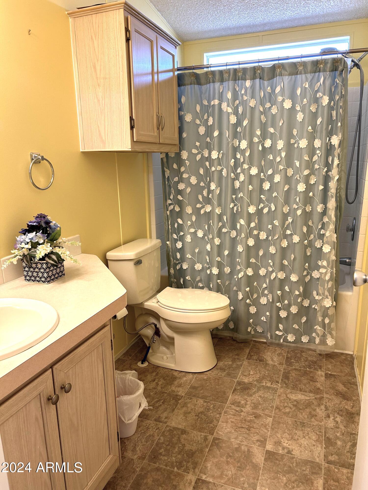 301 South Signal Butte Road, Unit 938 Apache Junction, AZ 85120 - Photo 8 of 11 a bathroom with a sink a toilet and a shower