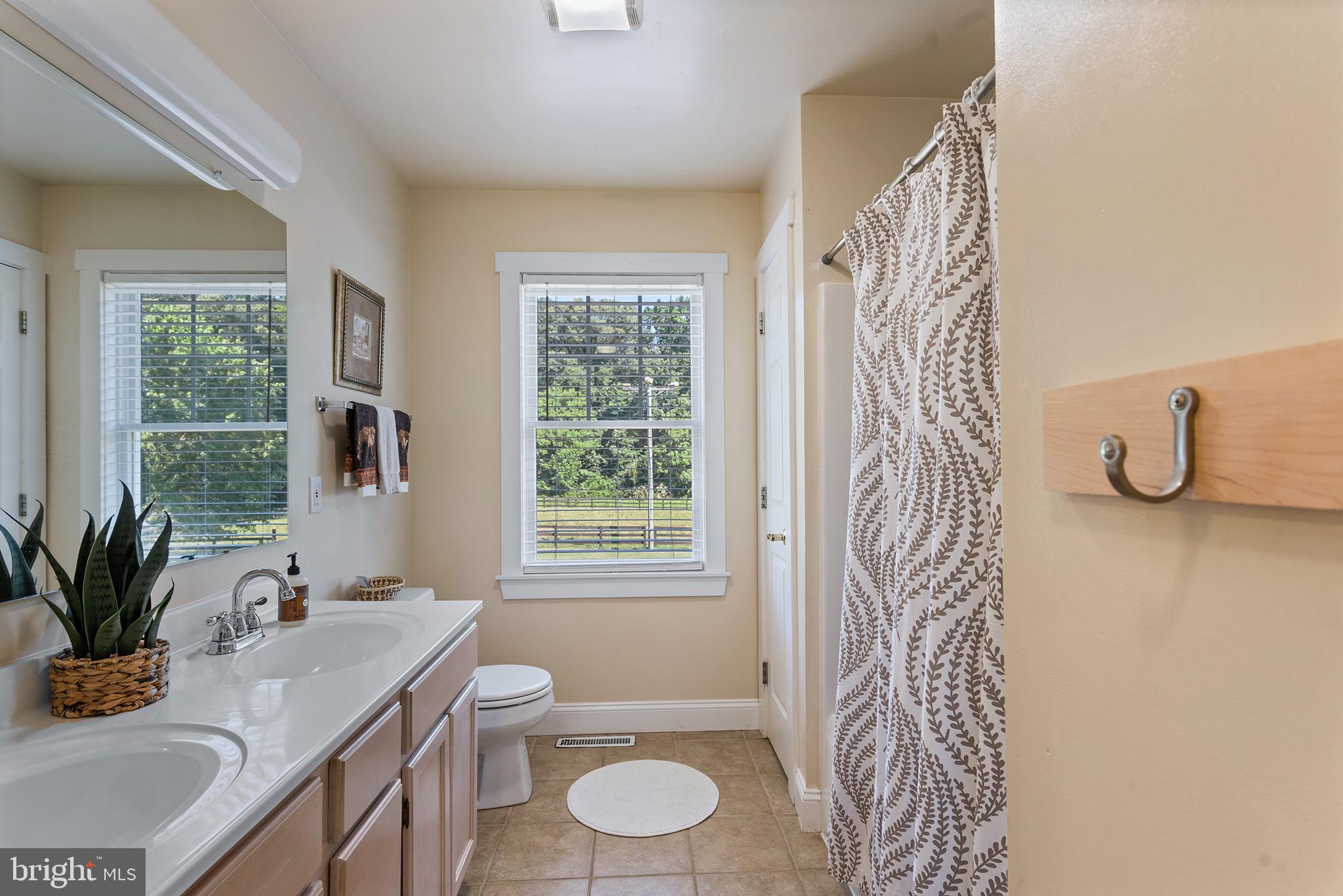 137 Elk Ranch Park Road Elkton, MD 21921 - Photo 25 of 52 a bathroom with a granite countertop sink a toilet and shower