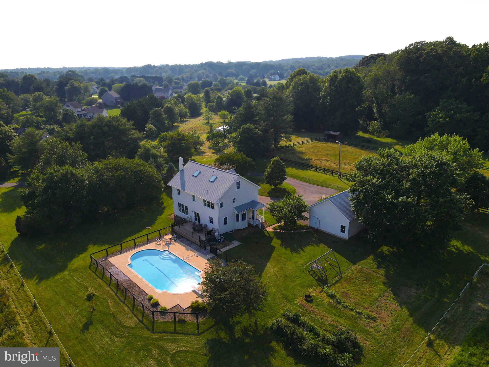 137 Elk Ranch Park Road Elkton, MD 21921 - Photo 37 of 52 an aerial view of a house with a garden