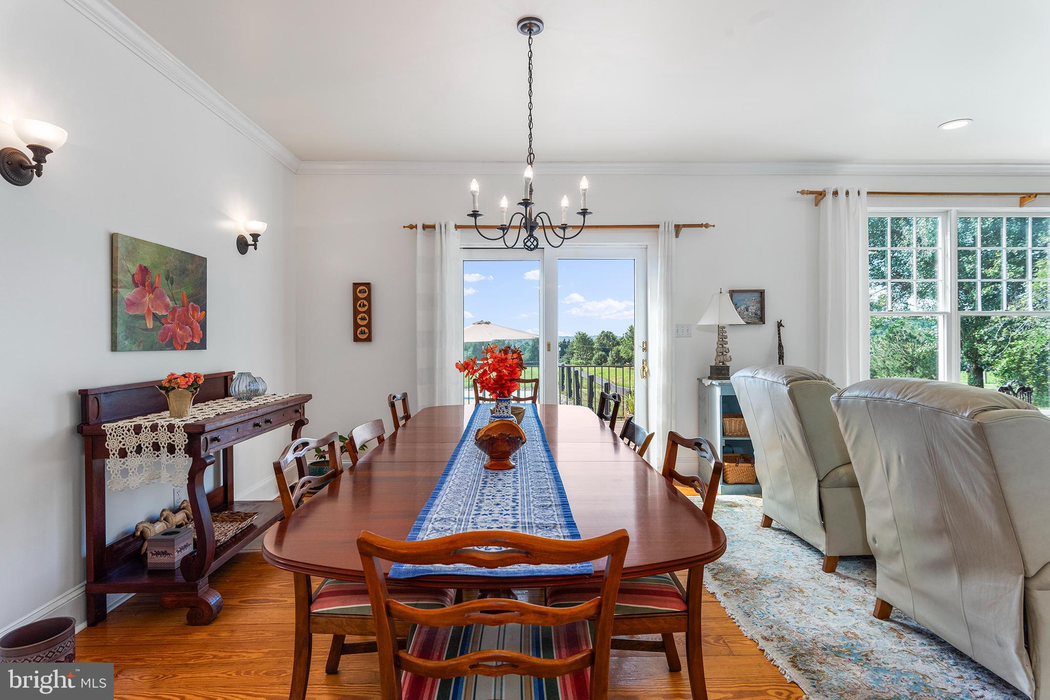 137 Elk Ranch Park Road Elkton, MD 21921 - Photo 9 of 52 a view of a dining room with furniture window and outside view