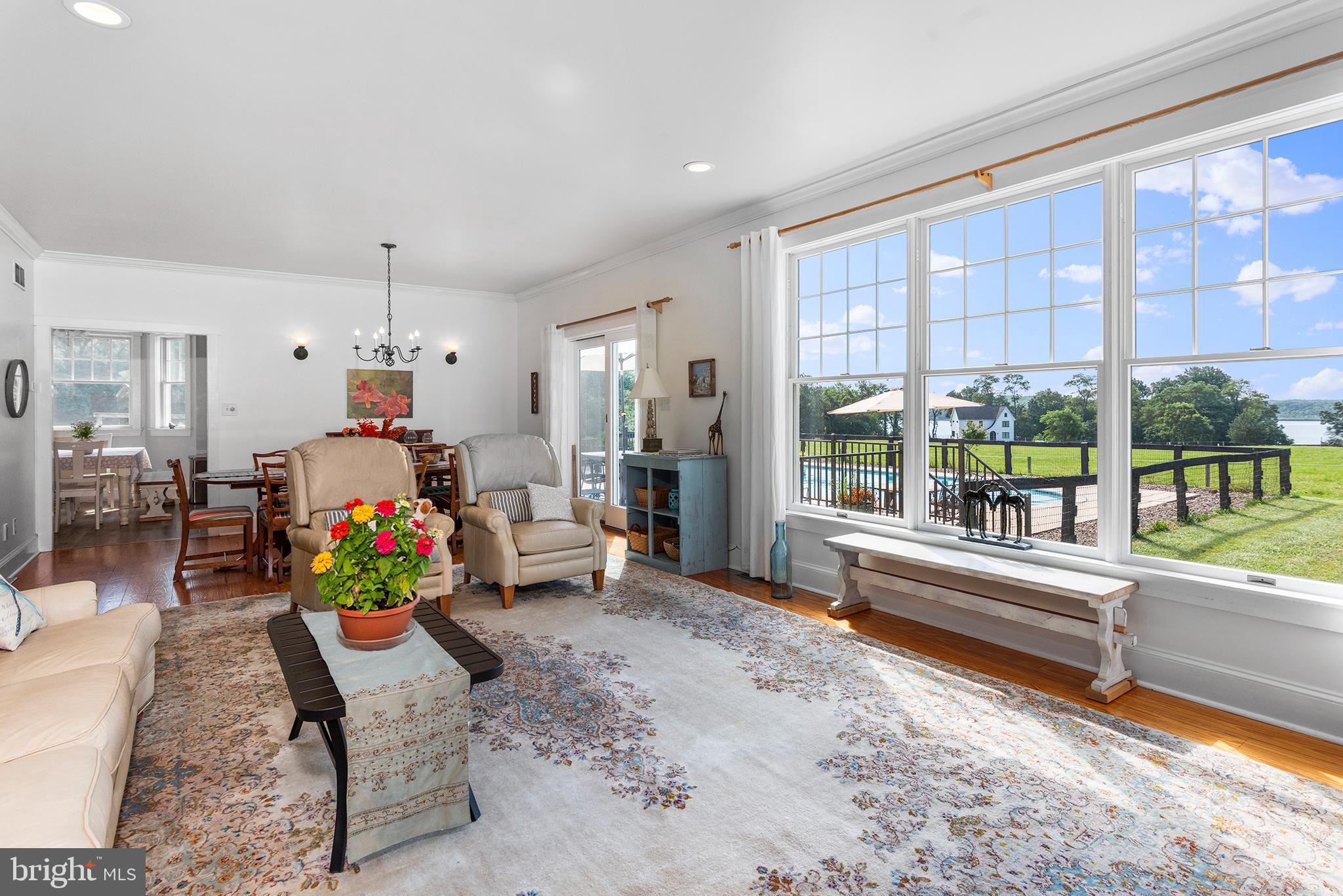 137 Elk Ranch Park Road Elkton, MD 21921 - Photo 10 of 52 a living room with furniture and a large window