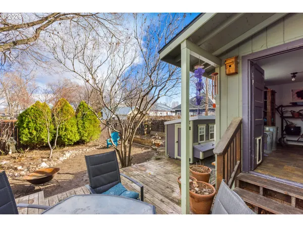 a view of outdoor space and deck