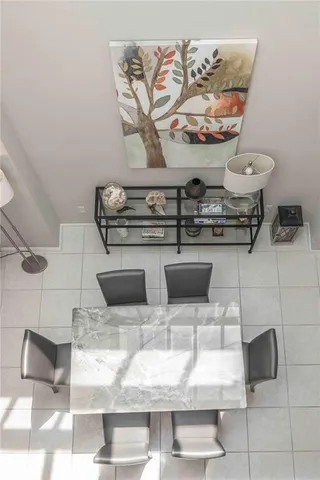 a kitchen with a stove and cabinets