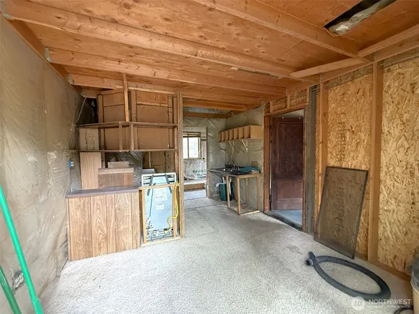 a view of a storage & utility room