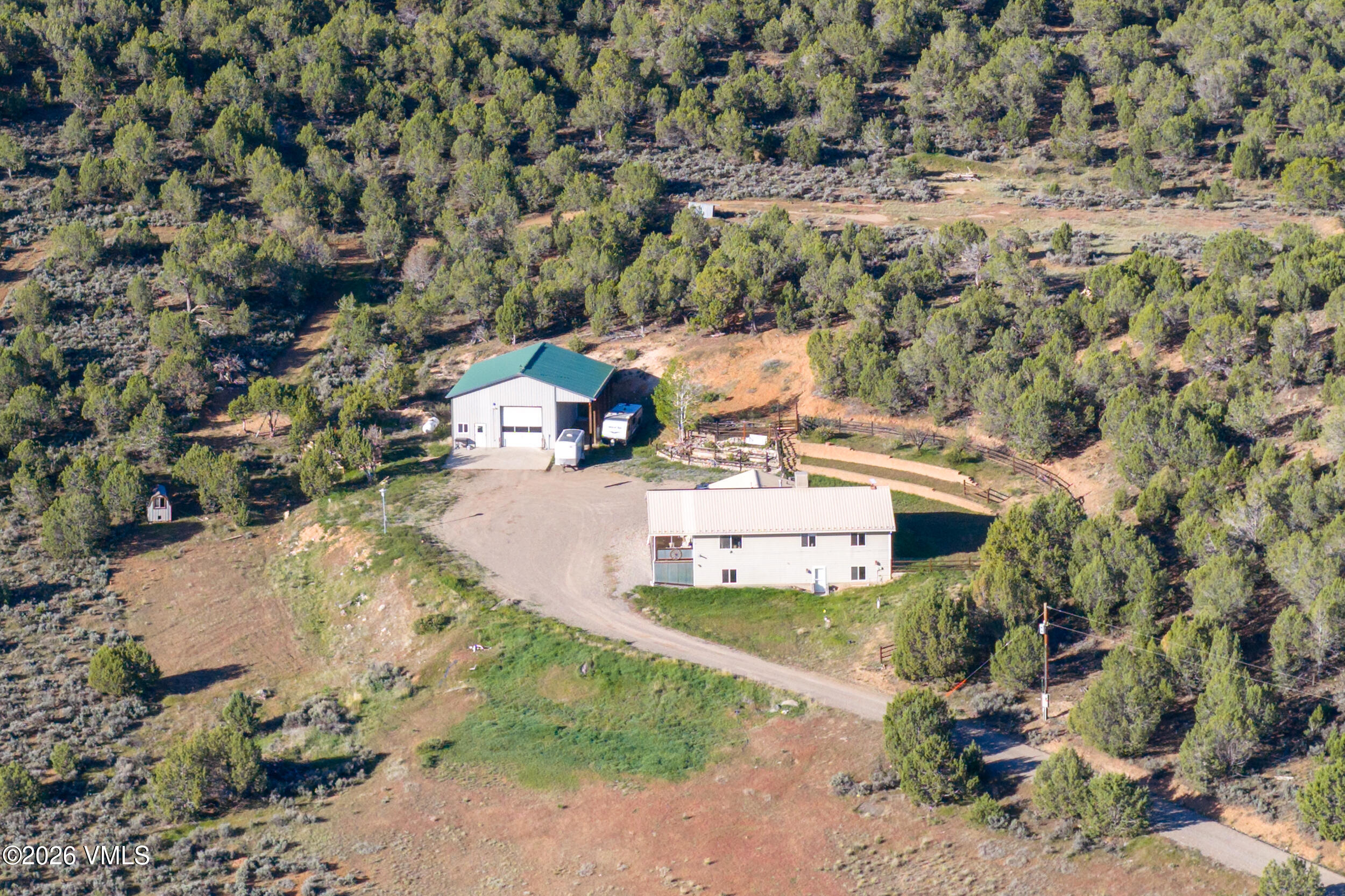 59 County Road 317 Rifle, CO 81650 - Photo 22 of 70 Home & Shop Aerial
