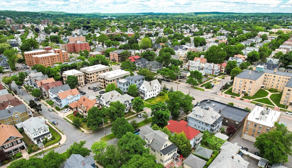 16 Orvis Road, Unit 1 Arlington, MA 02474 - Photo 28 of 31 an aerial view of residential houses with outdoor space and street view