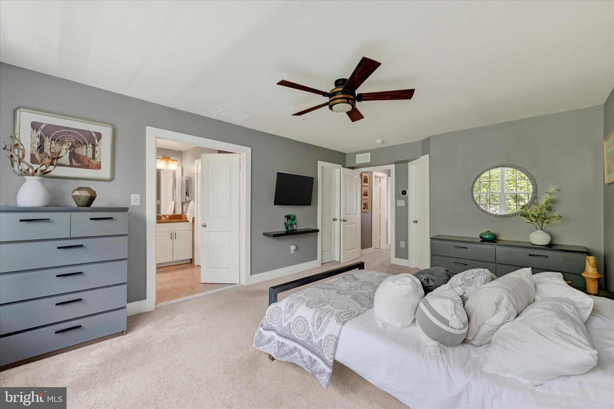2596 Twin Birch Road Hanover, MD 21076 - Photo 14 of 34 Primary Bath & 2 walk-in closets beyond.
