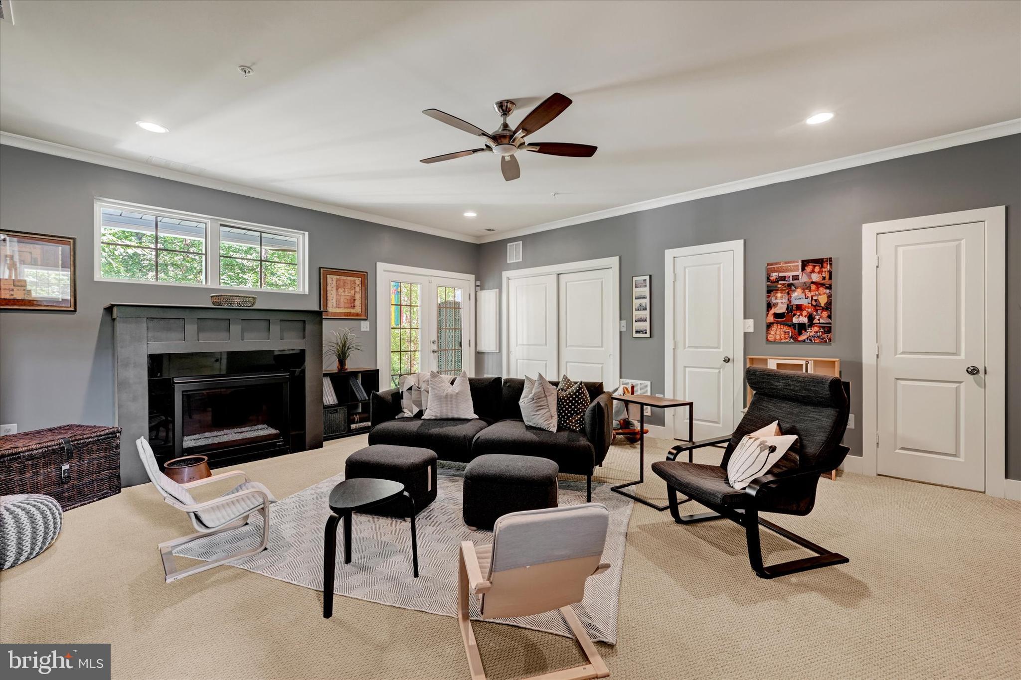 2596 Twin Birch Road Hanover, MD 21076 - Photo 23 of 34 Lower Level Family Rm w/ fireplace.