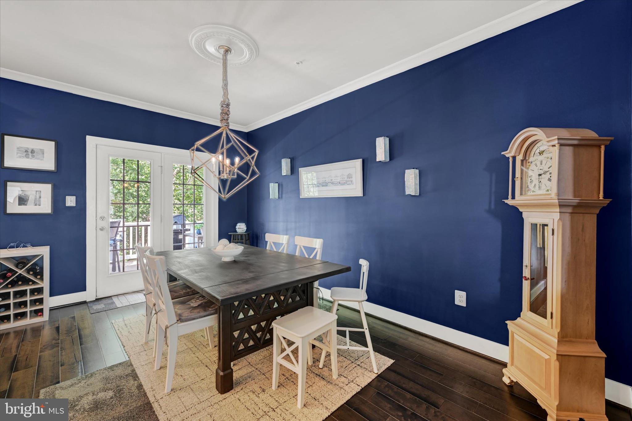 2596 Twin Birch Road Hanover, MD 21076 - Photo 9 of 34 Dining Area with French doors to the deck.