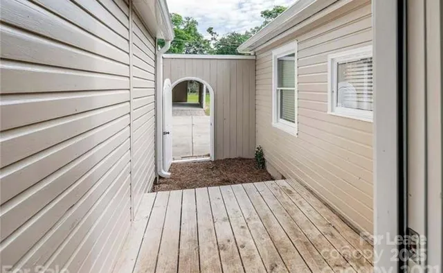 a view of outdoor space and deck