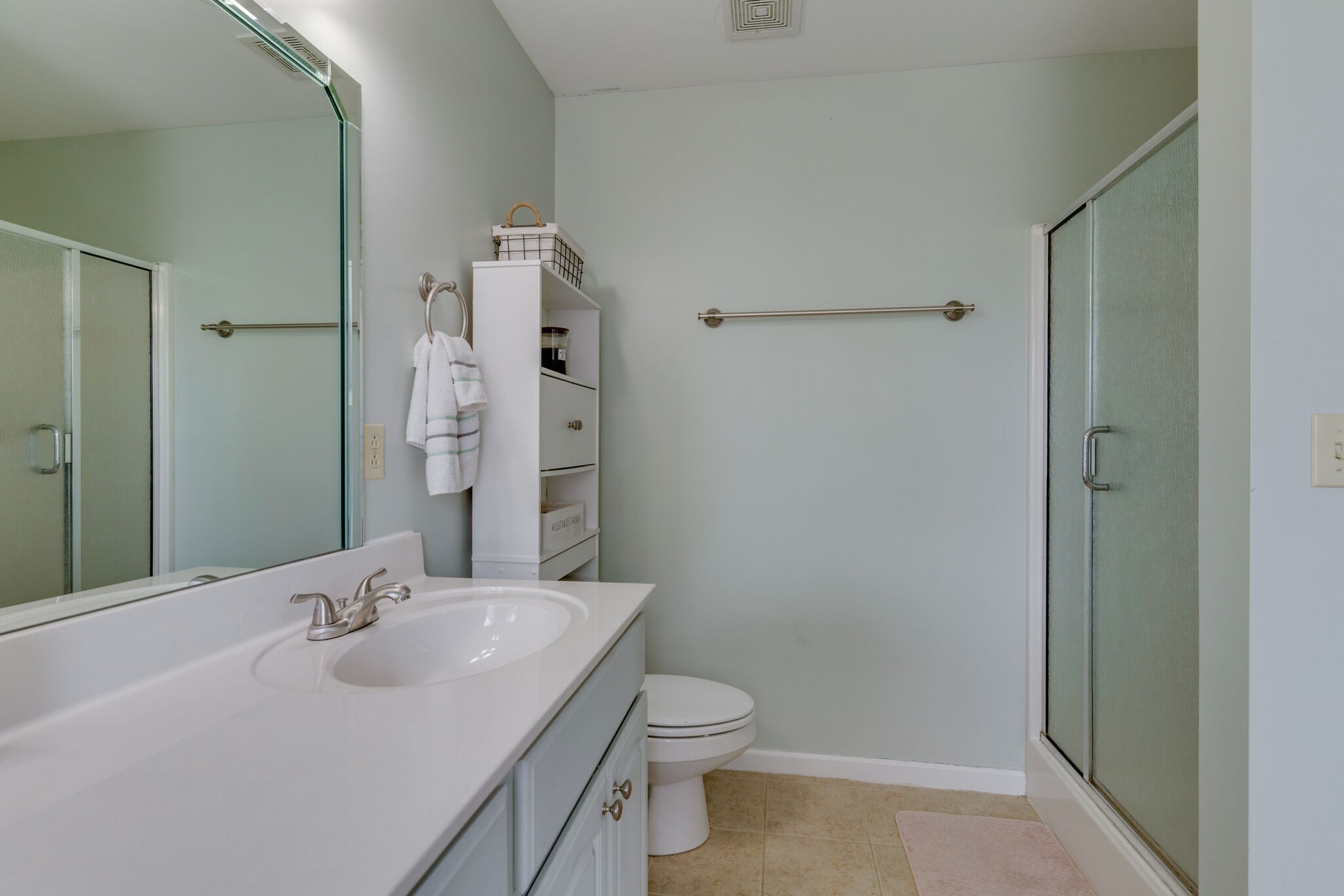 5259 East Robertson Road Cross Plains, TN 37049 - Photo 13 of 28 a bathroom with a sink a toilet and shower