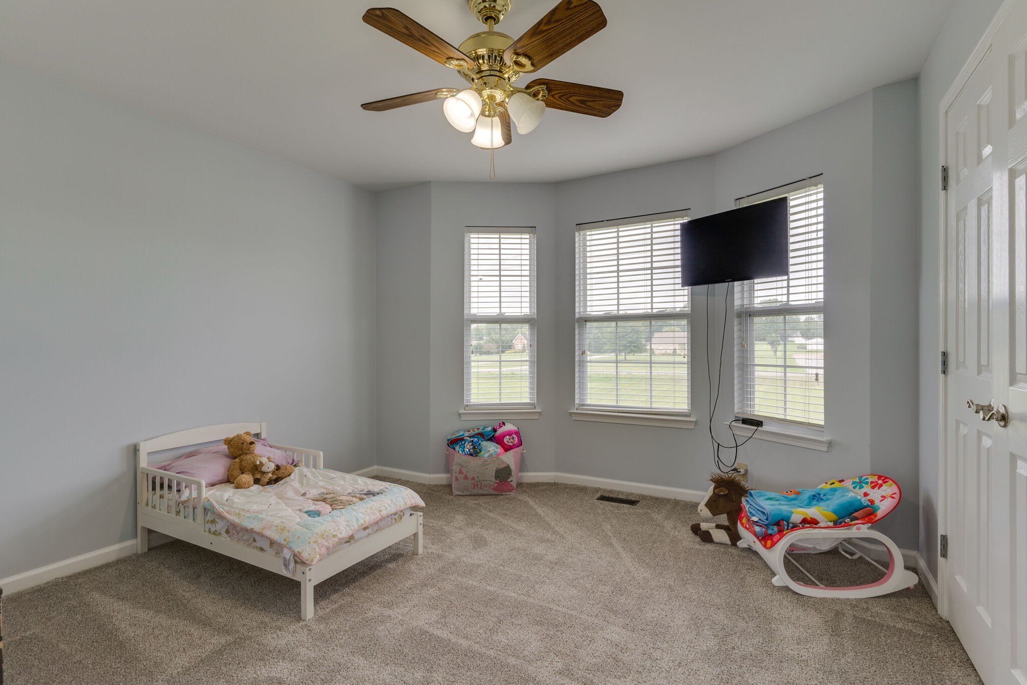 5259 East Robertson Road Cross Plains, TN 37049 - Photo 19 of 28 a bedroom with furniture and a ceiling fan