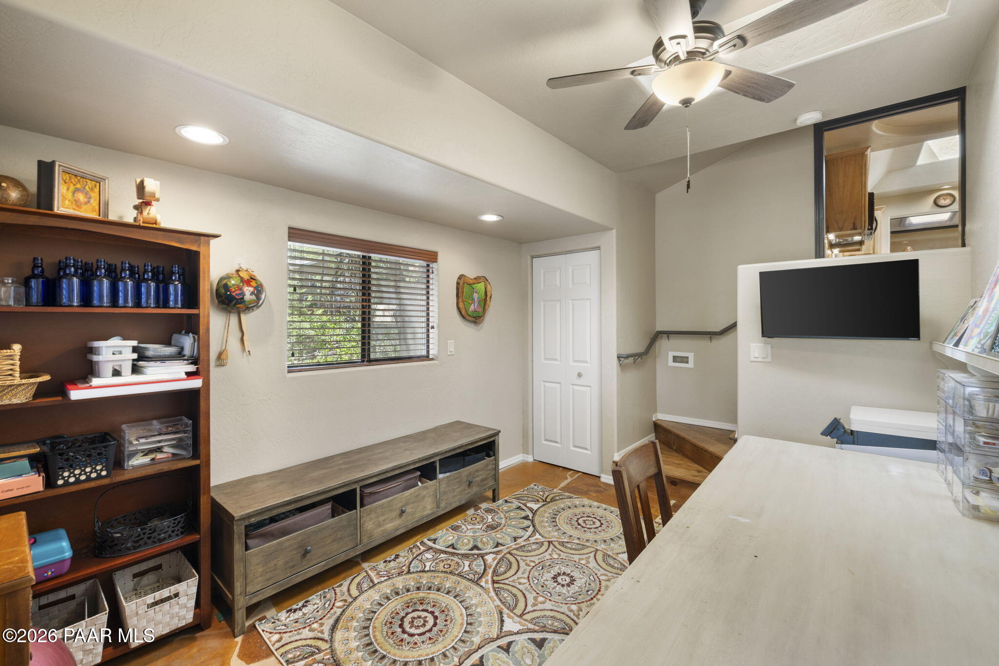 535 Copper Basin Road Prescott, AZ 86303 - Photo 32 of 41 a bedroom with furniture and a window