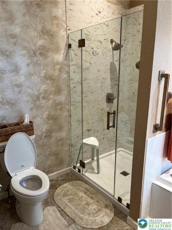 205 Spyglass Hill Road Bath, PA 18014 - Photo 25 of 51 a bathroom with a sink toilet and shower