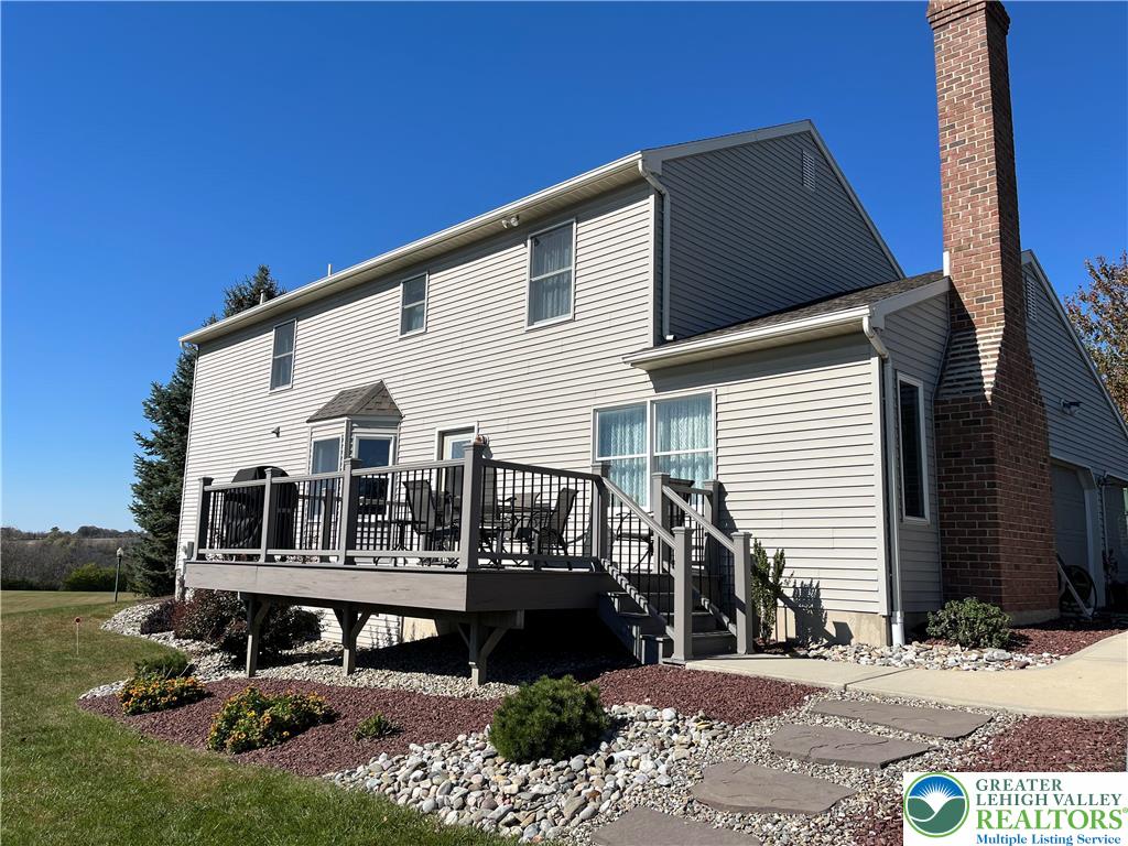 205 Spyglass Hill Road Bath, PA 18014 - Photo 41 of 51 a view of a house with a roof deck