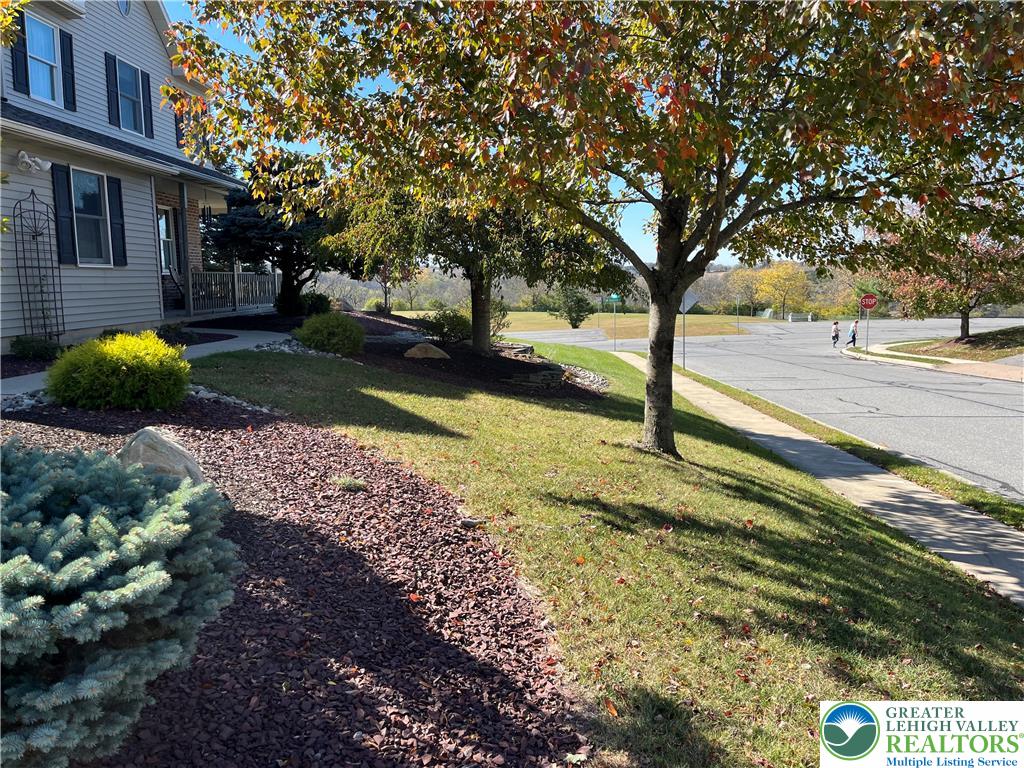 205 Spyglass Hill Road Bath, PA 18014 - Photo 44 of 51 a view of a yard with an trees