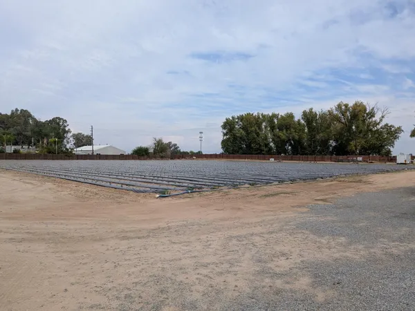 a view of outdoor space with lots of trees