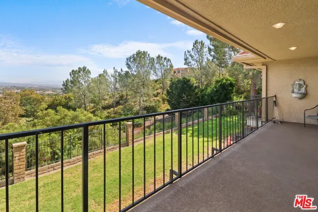 a view of city from balcony