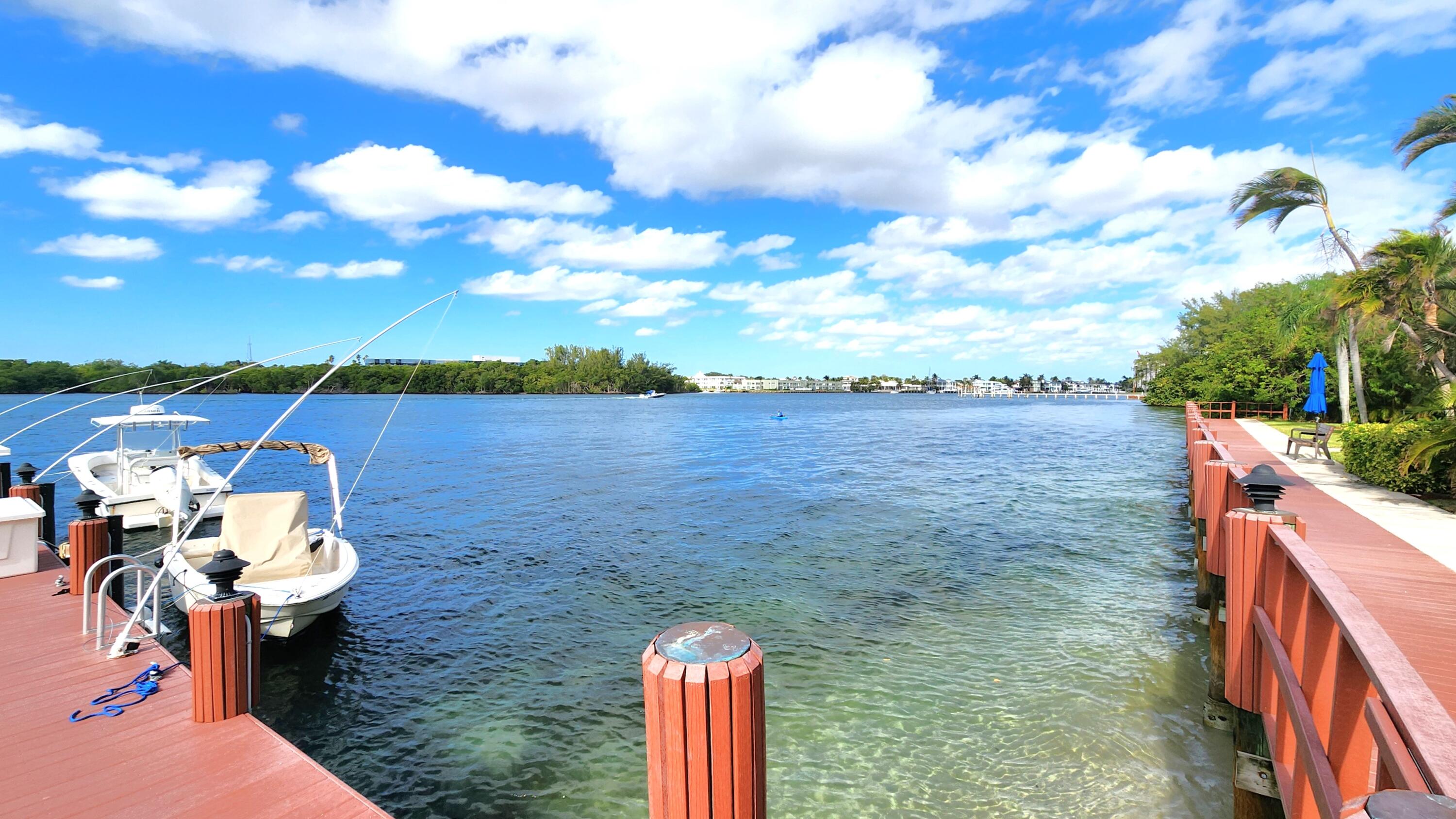 2121 North Ocean Boulevard, Unit 1205E Boca Raton, FL 33431 - Photo 43 of 54 a view of a lake with outdoor space