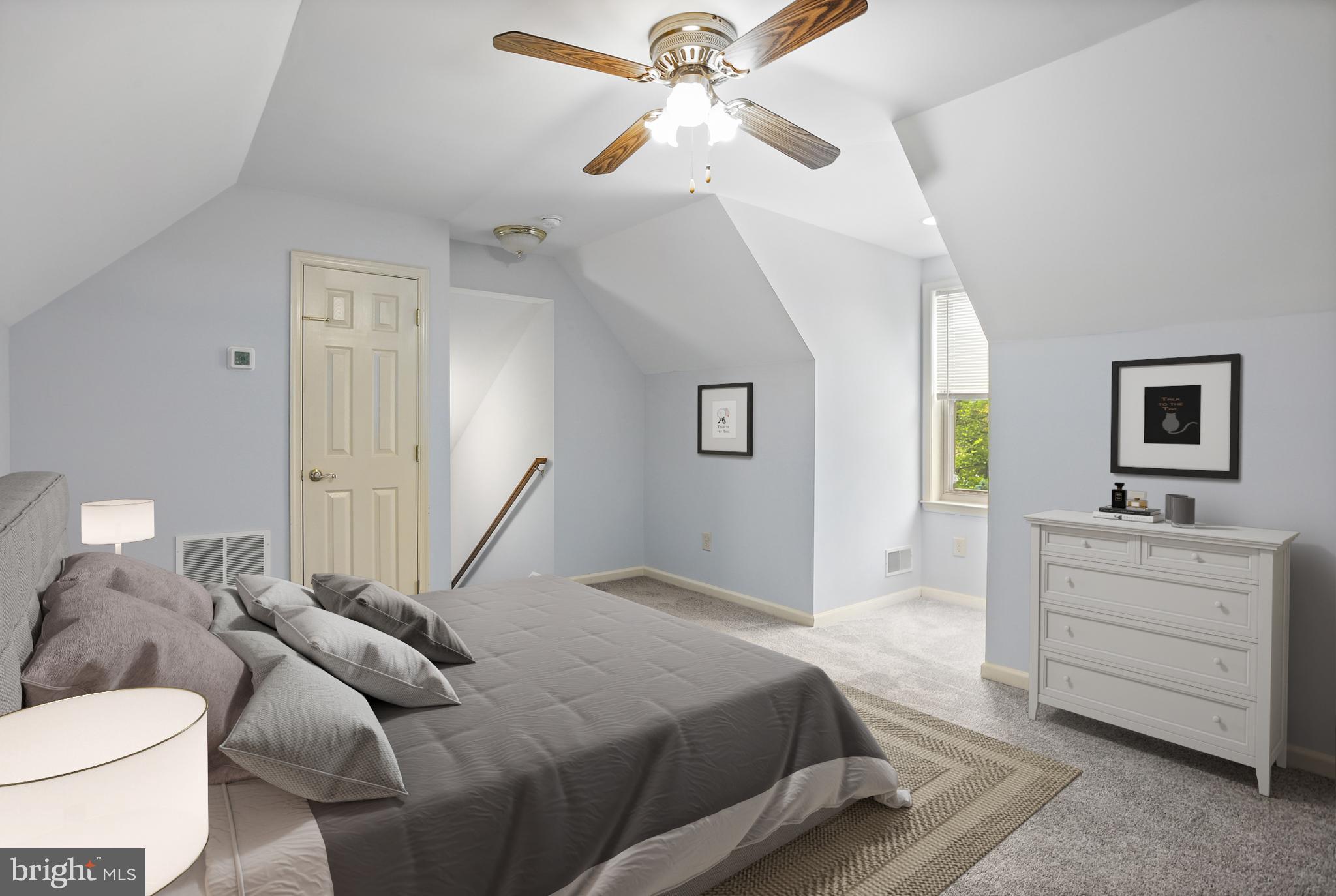 2009 Woodland Road Annapolis, MD 21409 - Photo 21 of 46 Upper level bedroom-Virtually staged