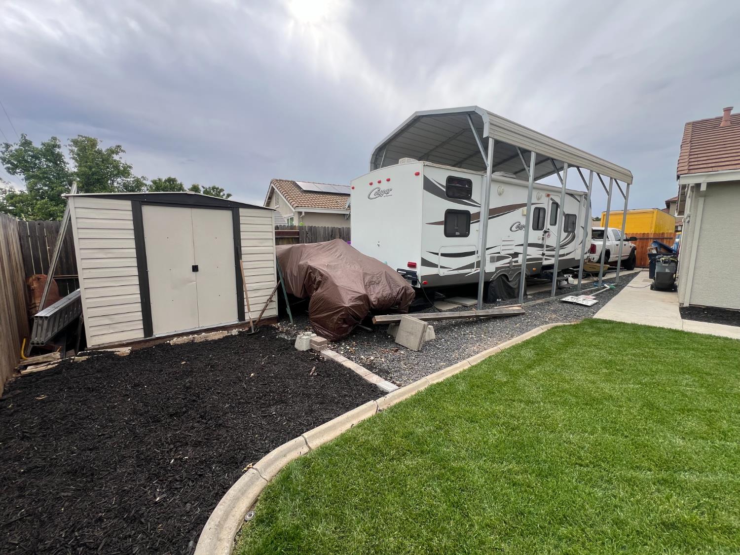 12372 Pawcatuck Way Rancho Cordova, CA 95742 - Photo 41 of 48 a view of a house with backyard and sitting area