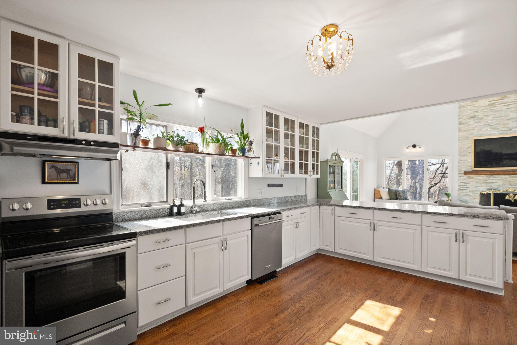 8089 Moormont Road Rapidan, VA 22733 - Photo 23 of 88 a kitchen with a sink stove and microwave