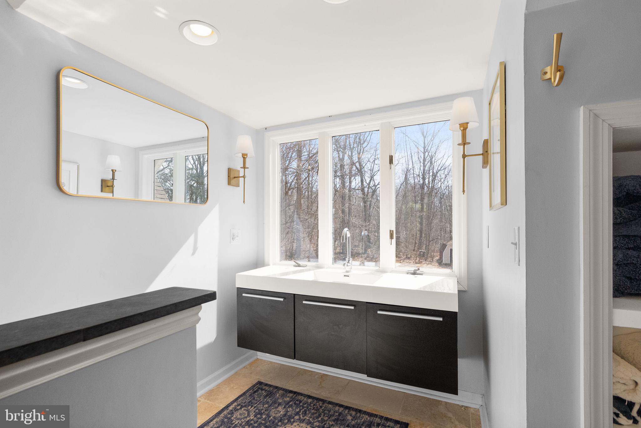 8089 Moormont Road Rapidan, VA 22733 - Photo 51 of 88 a bathroom with a sink and a mirror