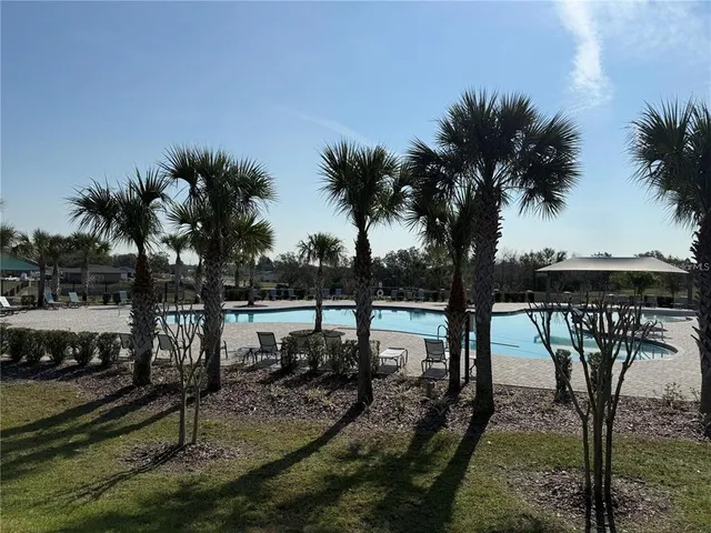 a view of outdoor space with seating area