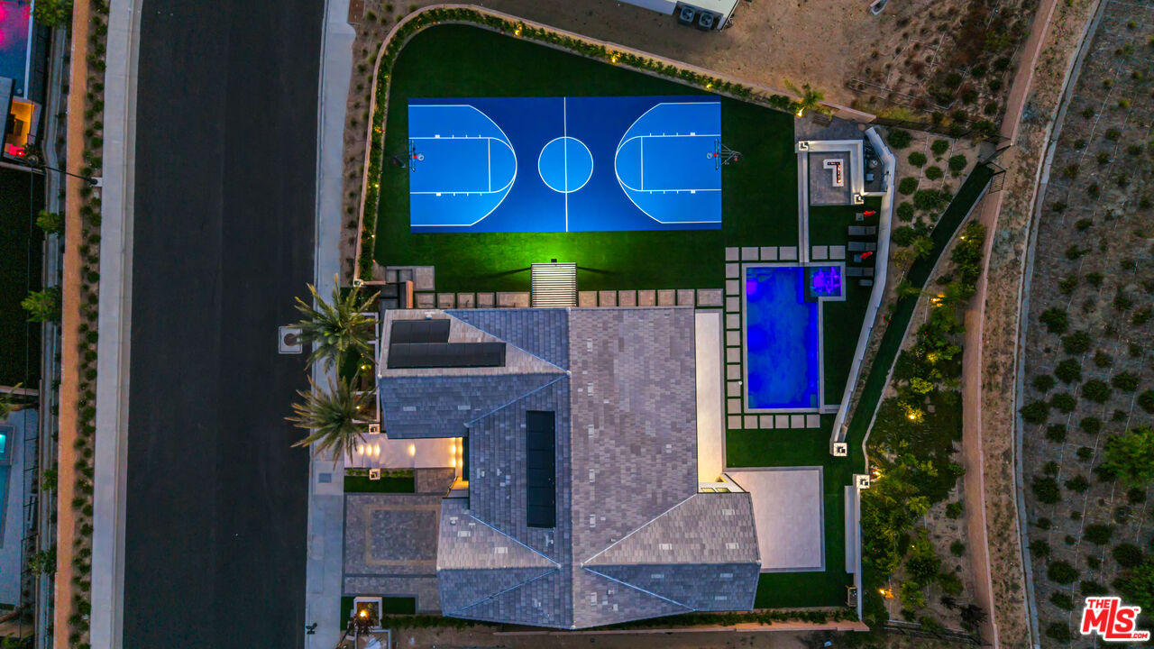 12553 Ridgeline Road Porter Ranch, CA 91326 - Photo 2 of 53 an aerial view of a house