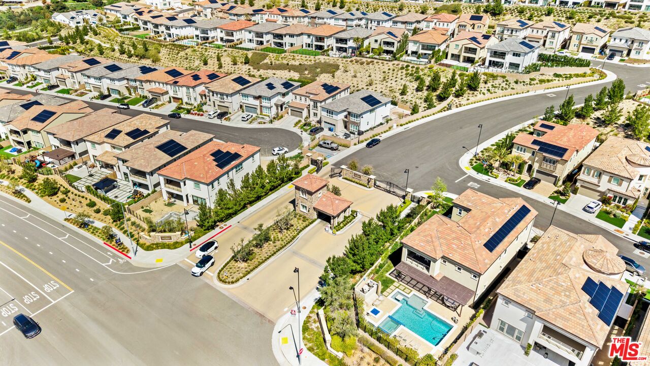 12553 Ridgeline Road Porter Ranch, CA 91326 - Photo 7 of 53 an aerial view of a city