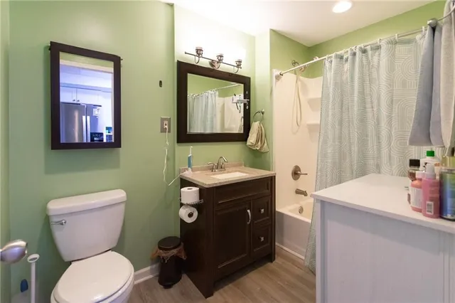 a room with furniture and a window